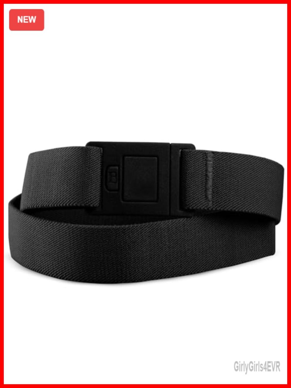 Invisible Flat Buckle Belt for Women - Adjustable Stretch No Show Belts for